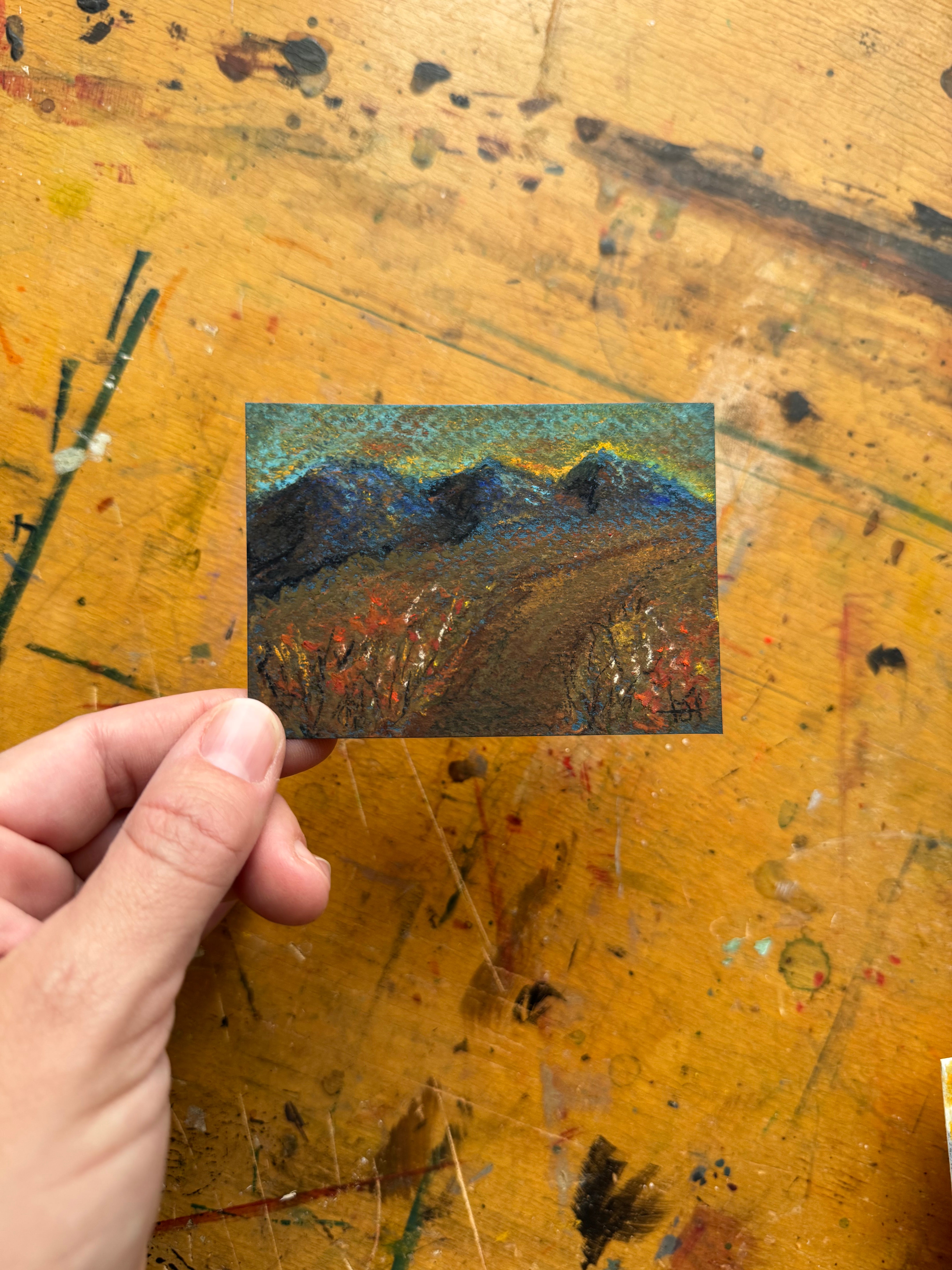 Mini Soft Pastel Landscape