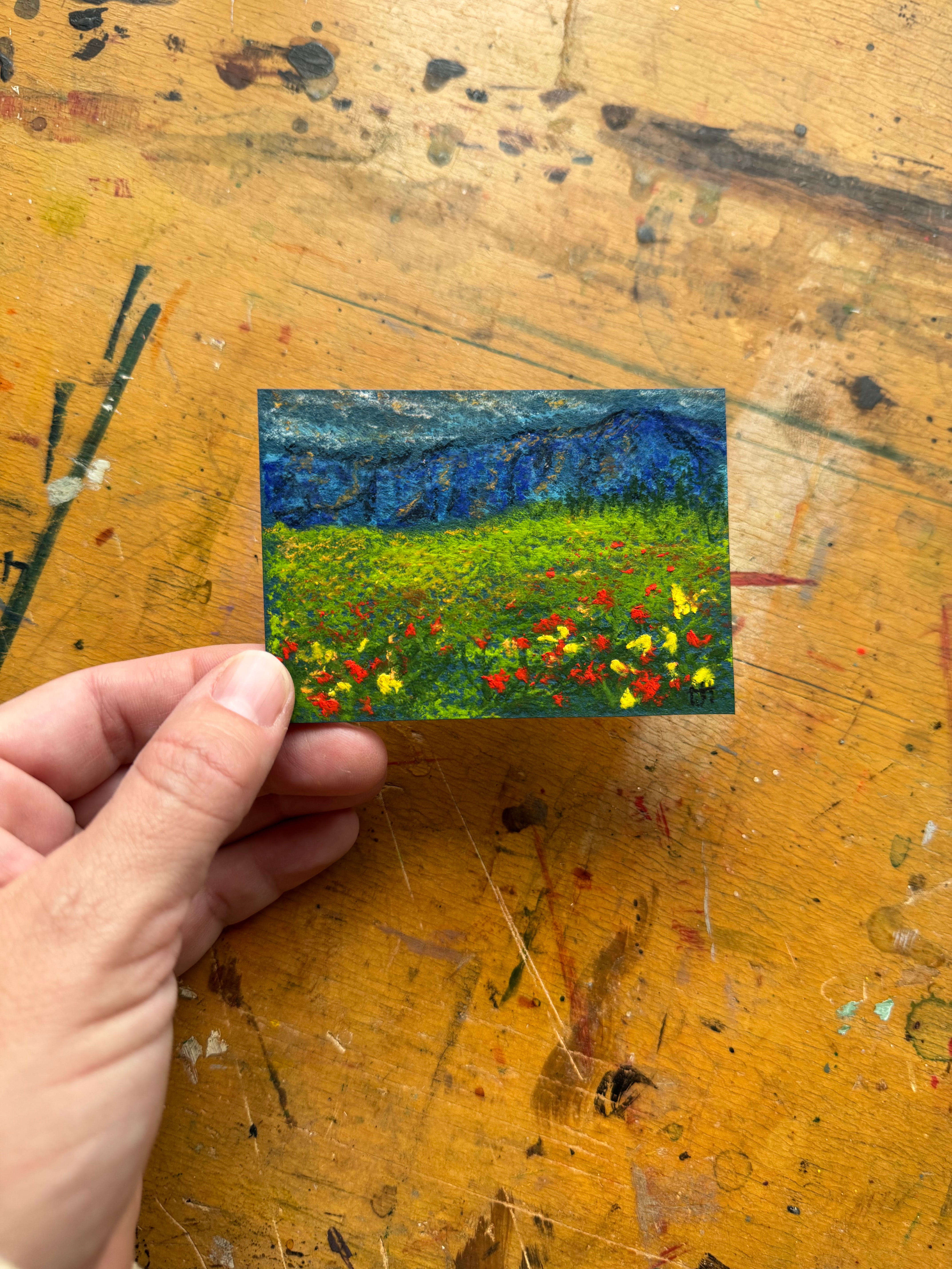 Mini Soft Pastel Landscape